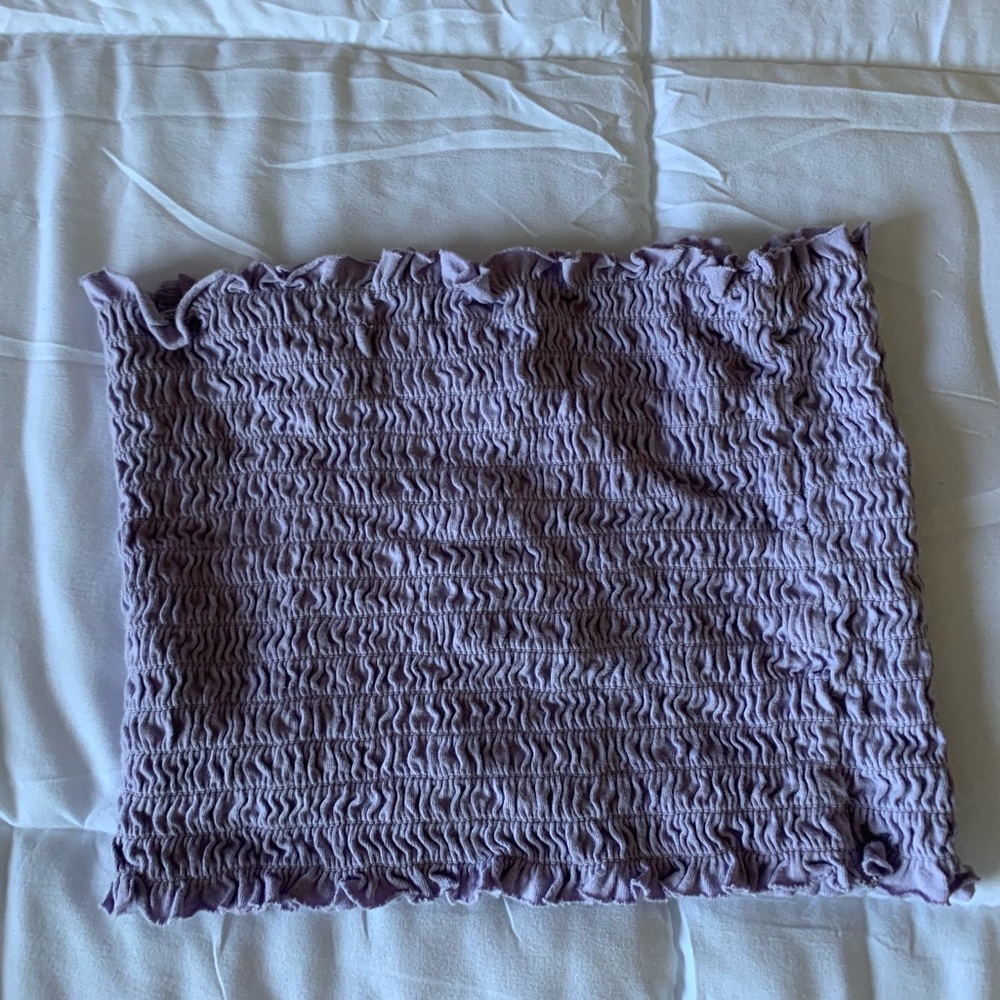 Purple tube top